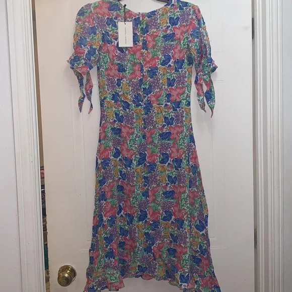 Faithful the Brand | Emília floral midi Dress NEW - Picture 2 of 6